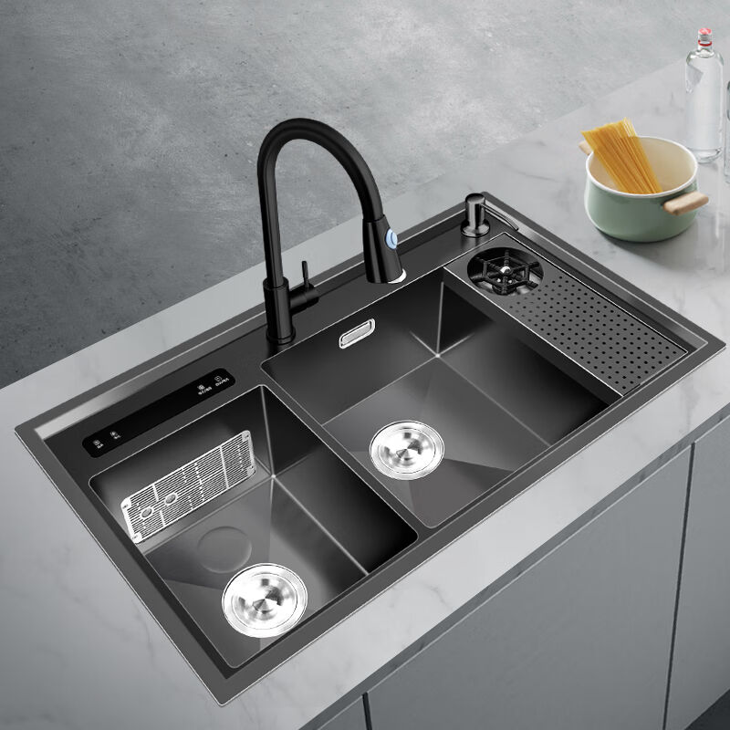 雅仕特水槽净化机洗杯器家用嵌入式果蔬超声波净洗智能洗碗洗菜池
