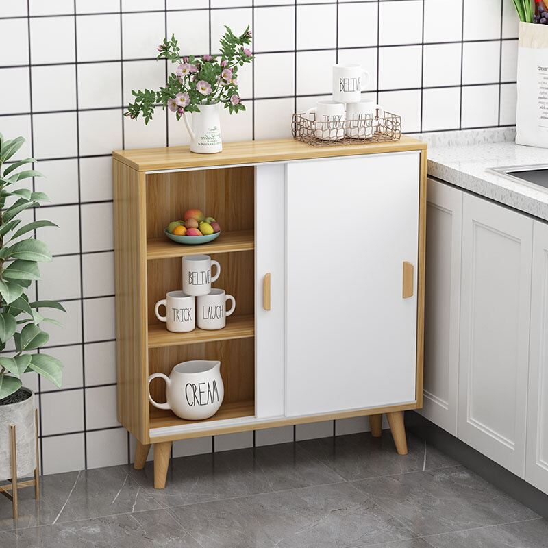 定制餐边柜超薄20cm宽小户型厨房极窄型25公分茶水储物柜子可移动