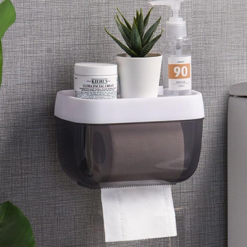 【工厂直销】免打孔卫生间纸巾盒厕所抽纸卷壁挂滚筒卫生纸置物架