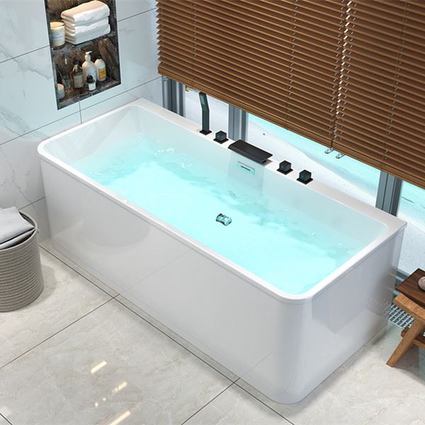 浴缸小户型按摩独立式亚克力浴缸成人家用冲浪保温恒温浴缸