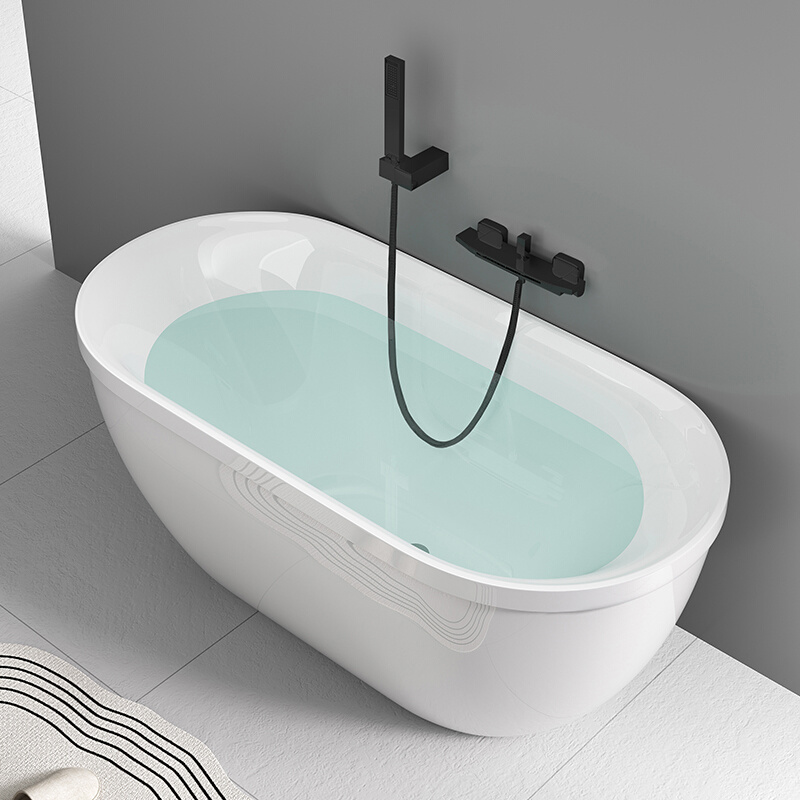 新款浴缸亚克力独立式加厚成人酒店民宿家用双层欧式保温浴盆包邮