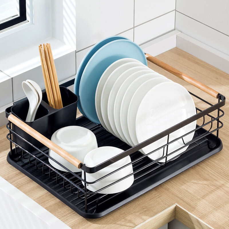 淋水架洗碗槽置物架沥水篮凉碗架厨房放碗水槽边窄放碗筷碟滤水架