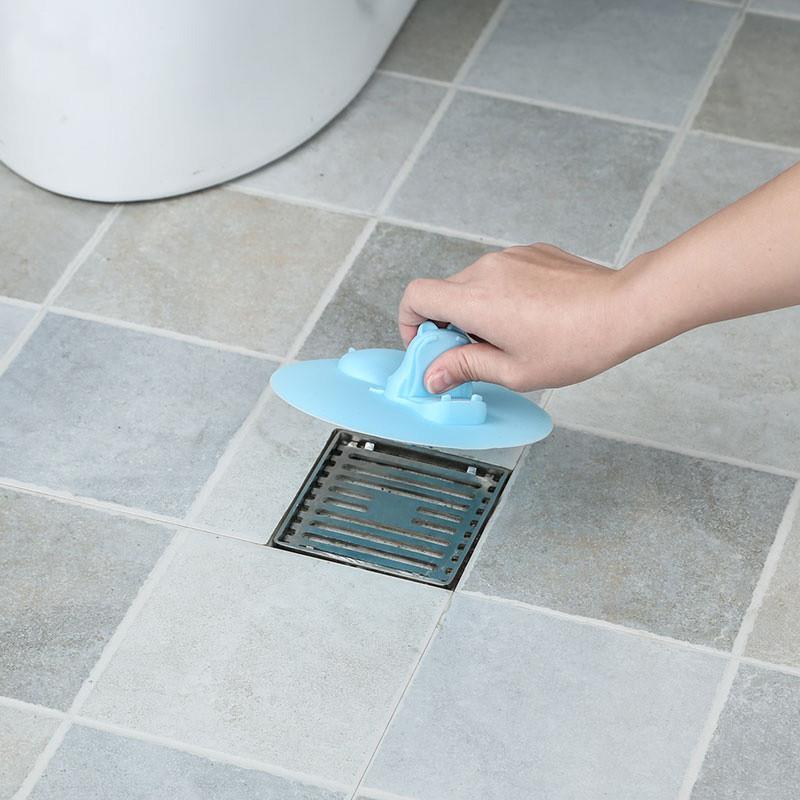 下水道防臭盖硅胶垫圆形盖子厕所卫生间浴室地漏芯水池塞子防臭器