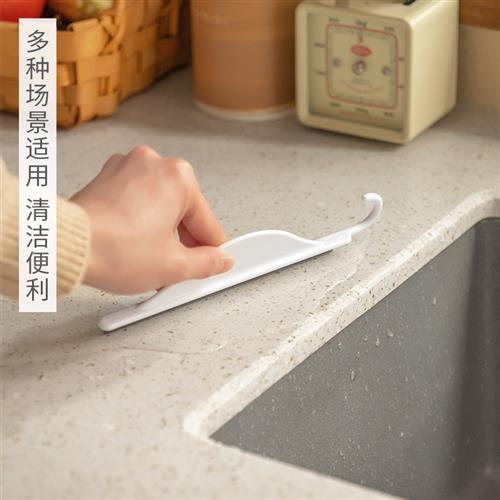 日式迷你刮水器浴缸刷玻璃刷厨房台面清洁刷镜子刷水垢预防