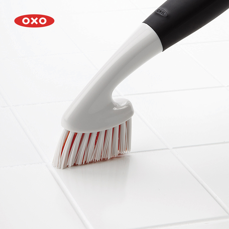 OXO奥秀缝隙刷长柄墙角地砖刷清洁刷子卫生间浴室刷地瓷砖浴缸刷