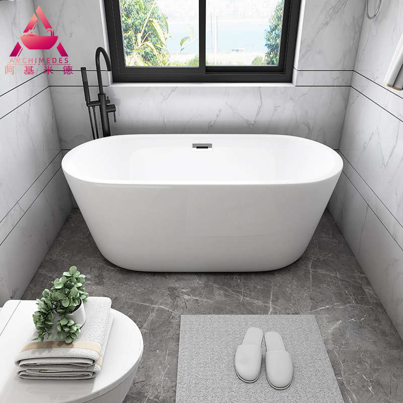 阿基米德欧式亚克力贵妃浴缸家用小户型独立式单成人恒温日式浴盆