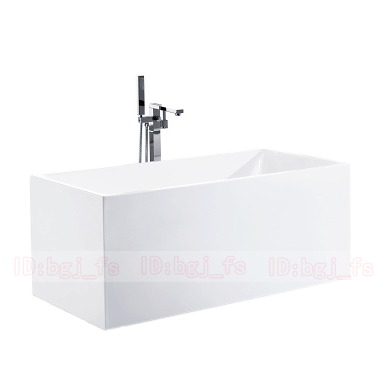 小户型独立浴缸高品质亚克力窄边大内空多尺寸1.1米至1.7米