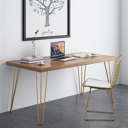 恬梦 北欧设计极简实木电脑桌办公桌子简约书桌ins风现代写字台 1