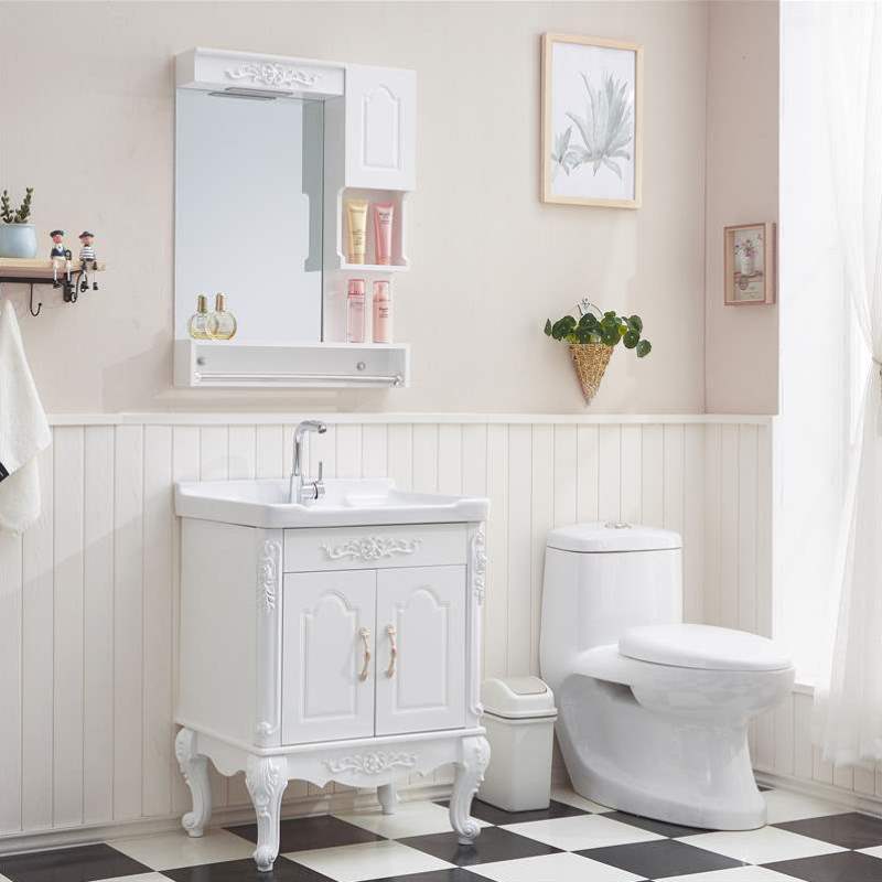 新款欧式浴室柜组合小户型镜柜家装卫生间洗漱台洗手台洗脸盆柜