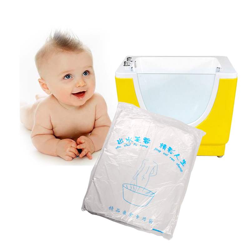 厂泡澡袋浴缸袋婴儿游泳池一次性塑料袋洗澡浴膜浴桶套子水疗隔促