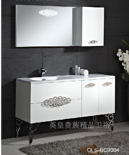 欧式美式橡木浴室柜实木卫浴柜洗脸盆柜洗手盆柜组合HE302