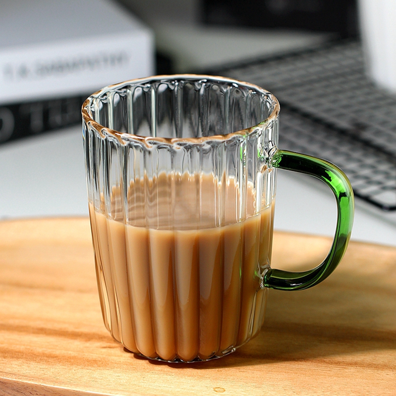 森系高颜值咖啡杯花瓣杯牛奶杯子防爆耐热马克杯可微波女士花茶杯