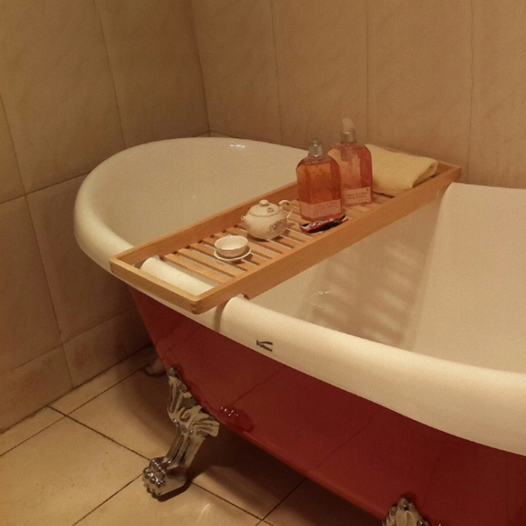 包邮实木浴缸架 卫生间浴缸 收纳置物架 泡澡架 浴室多功能置物架