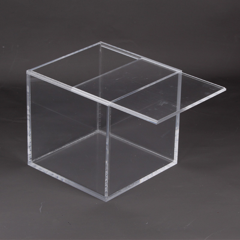 定做亚克力展示盒子有机玻璃加工方形高透明水槽定制实验水箱开孔