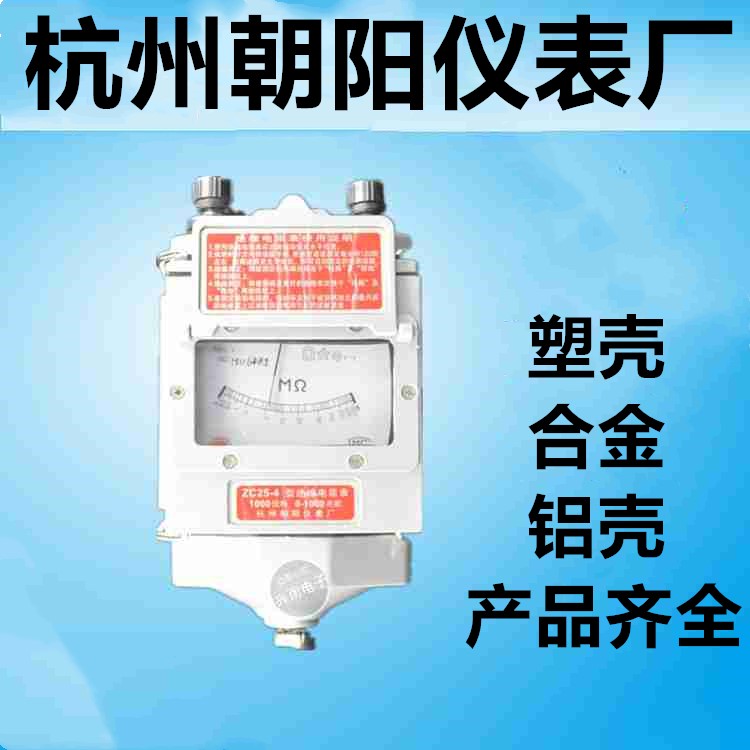 高精度表Z0朝阳503V10摇绝缘电阻测试仪指针25杭州00C兆欧表-V