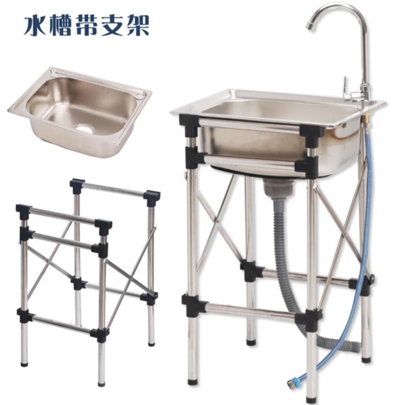 尺寸水槽装修老式厨房单槽洗菜盆陶瓷家用双池不锈钢盆组合洗脸池
