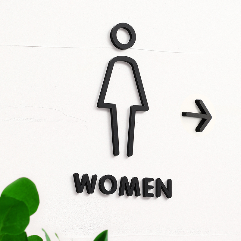 男女洗手间标识牌高档卫生间商场宾馆酒店厕所指示牌门牌WC标识牌