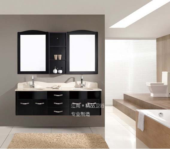 欧式美式橡木浴室柜组合实木卫浴柜洗脸盆柜洗手盆柜洗漱台XM765