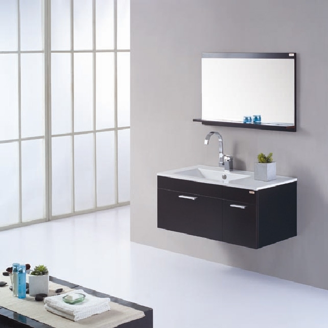 欧式美式橡木浴室柜 实木卫浴柜 洗脸盆柜 洗手盆柜组合TX155