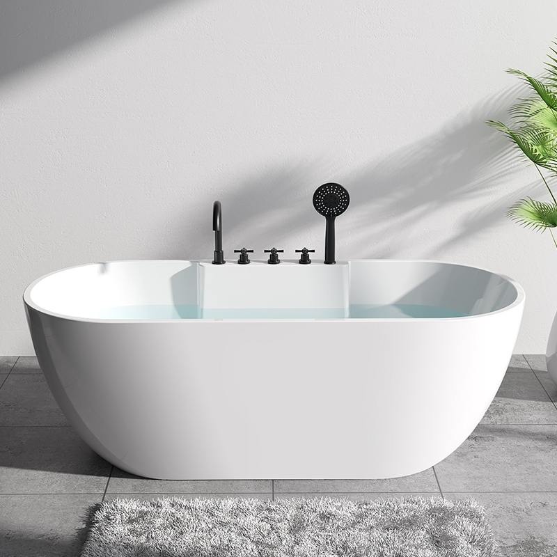 现货速发小型浴缸无缝一体可移动家用轻奢小户型日式深泡单人水疗