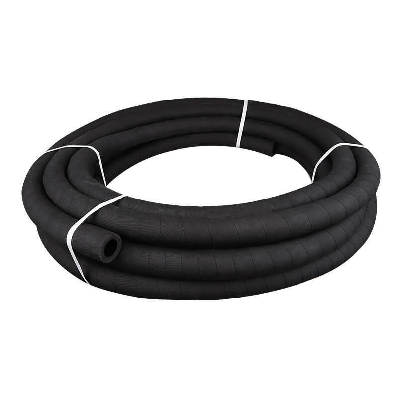 高压黑色夹布橡胶管输水管耐热管耐高温管蒸汽管橡胶水管软管皮管