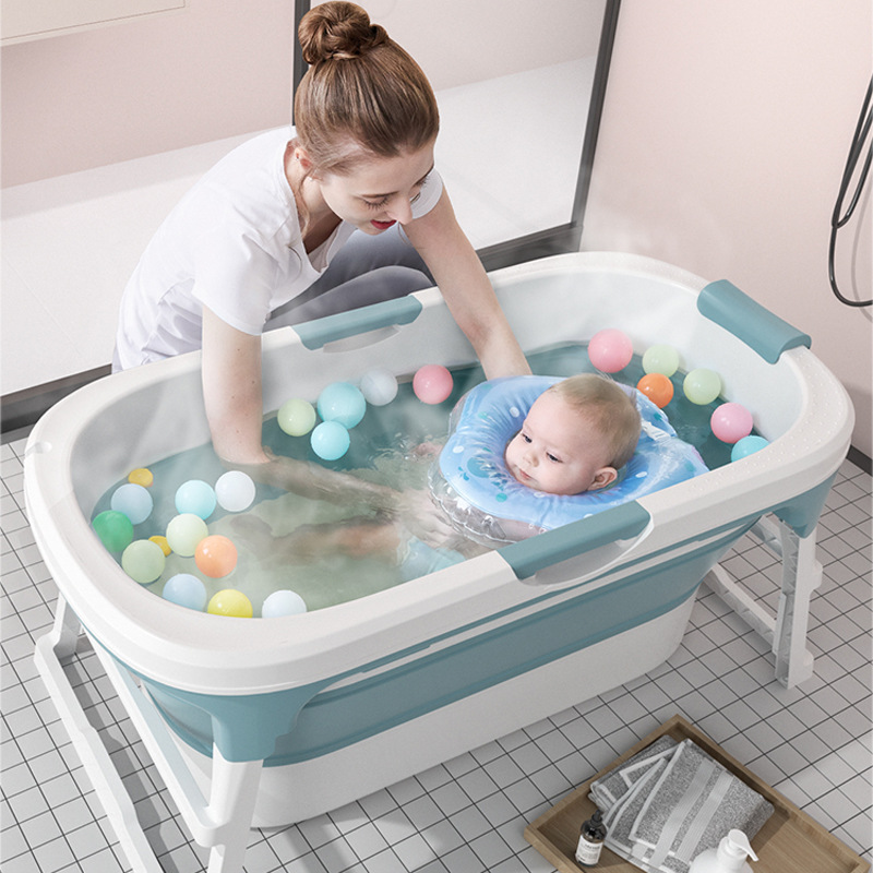 婴儿家用游泳池儿童室内大型恒温小孩F洗澡浴缸宝宝超大折叠游泳