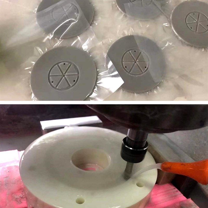速发ALN耐高温氮化铝陶瓷方圆片 绝缘耐腐散热基板打孔异形非标件