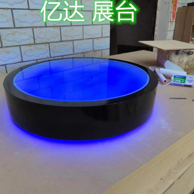 定制多功能移动人造板马桶展示台智能发光坐便器地台多种卫浴展示