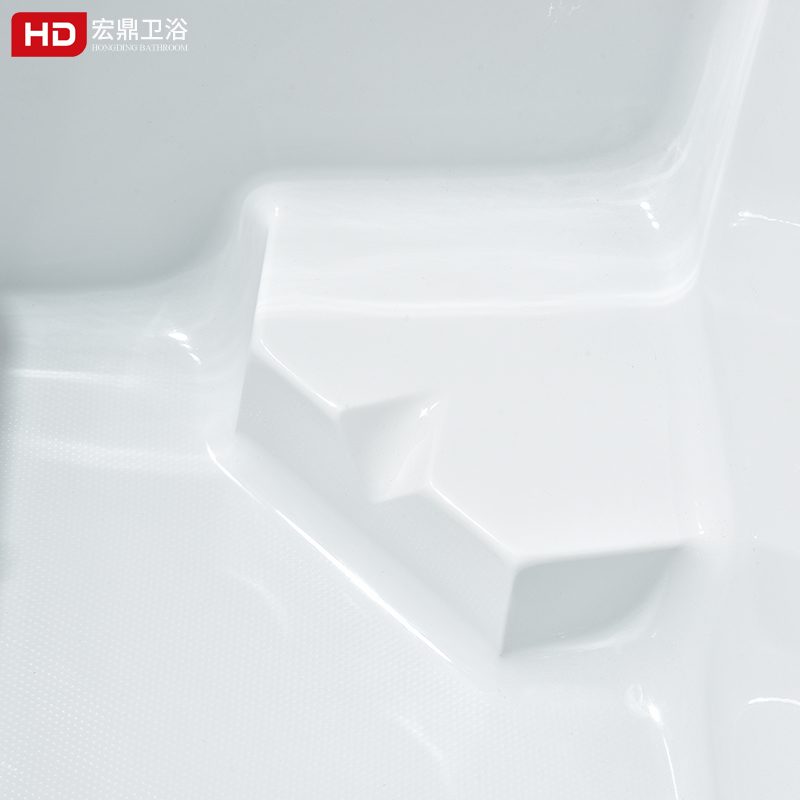 极速小户型正方形五件套浴缸亚克力迷你加深坐凳泡澡成人家用日式