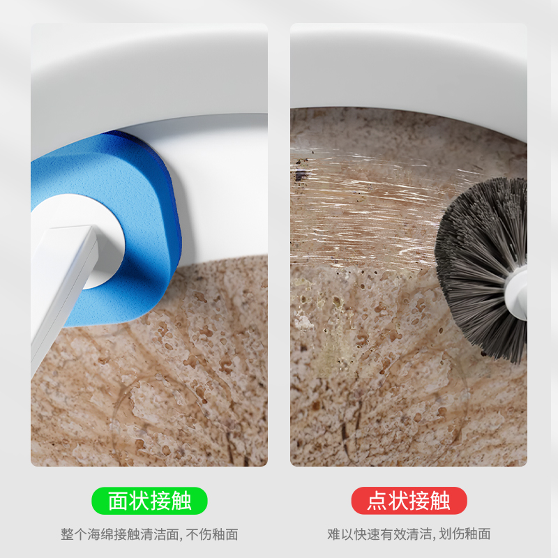 现货速发日本一次性马桶刷无死角家用厕所刷子壁挂洗马桶神器清洁