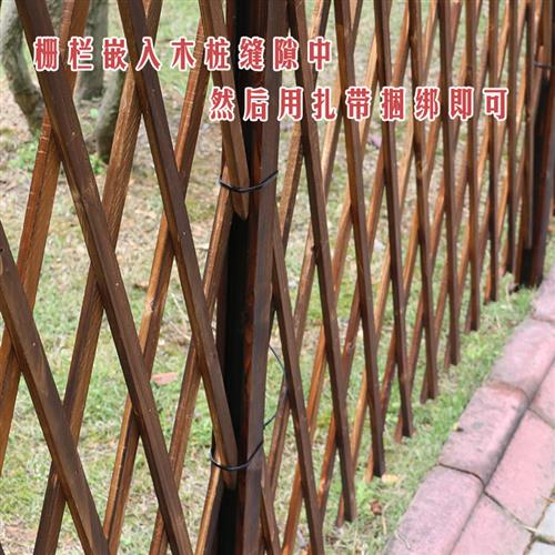速发防腐木固定木桩栅栏围栏立柱门柱子方柱碳化木护栏桩