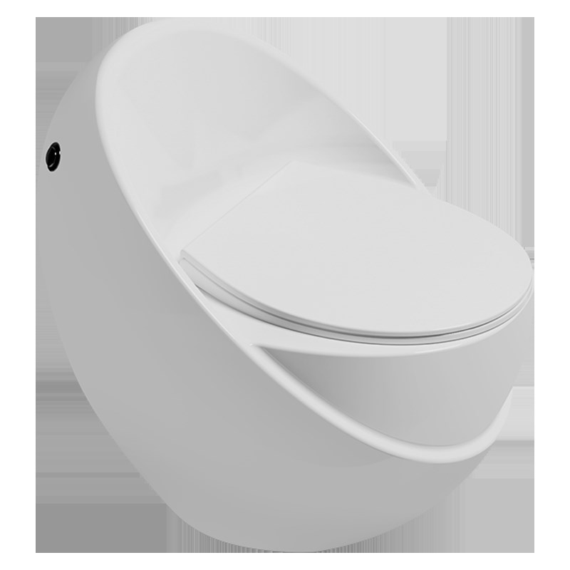 新款卫浴家用抽水马n桶卫生间蛋型坐便器虹吸式静音节水防臭小户