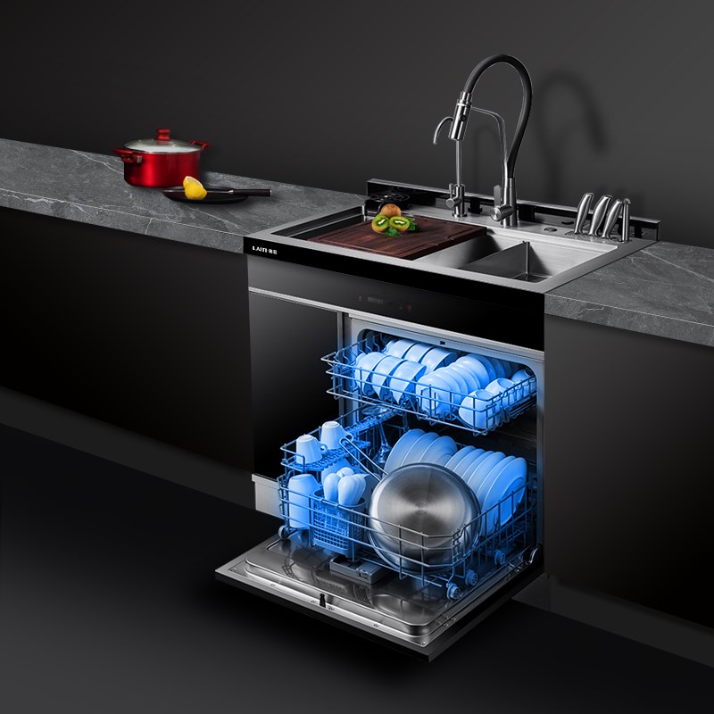 莱田LAITI集成水槽洗碗机一体式消毒柜小户型厨房嵌入式水盆储物