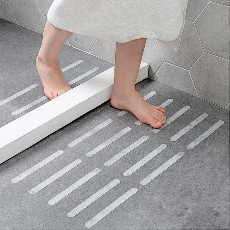 浴缸防滑贴条浴室透明防滑垫自粘 卫生间楼梯台阶防滑带踏步垫