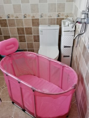 一体成型免安装成人泡澡桶家用浴缸浴池折叠浴盆洗澡盆全身1.1米