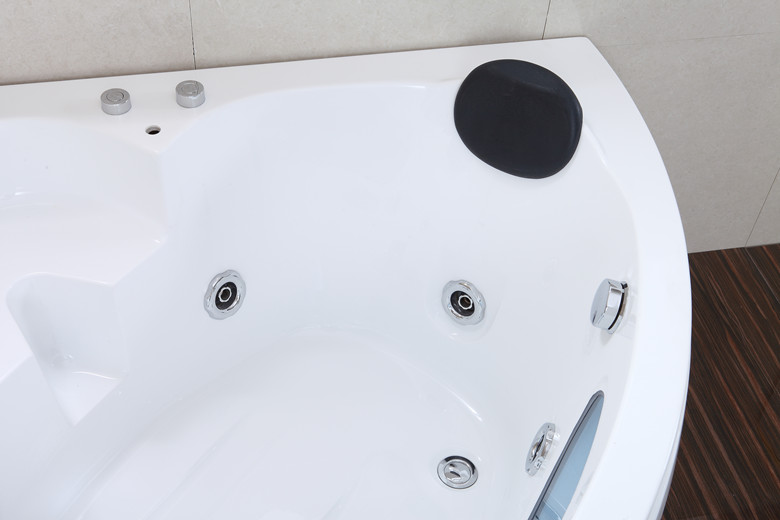 扇形亚克力浴缸小户型双人浴盆12米13米现代智能冲浪按摩