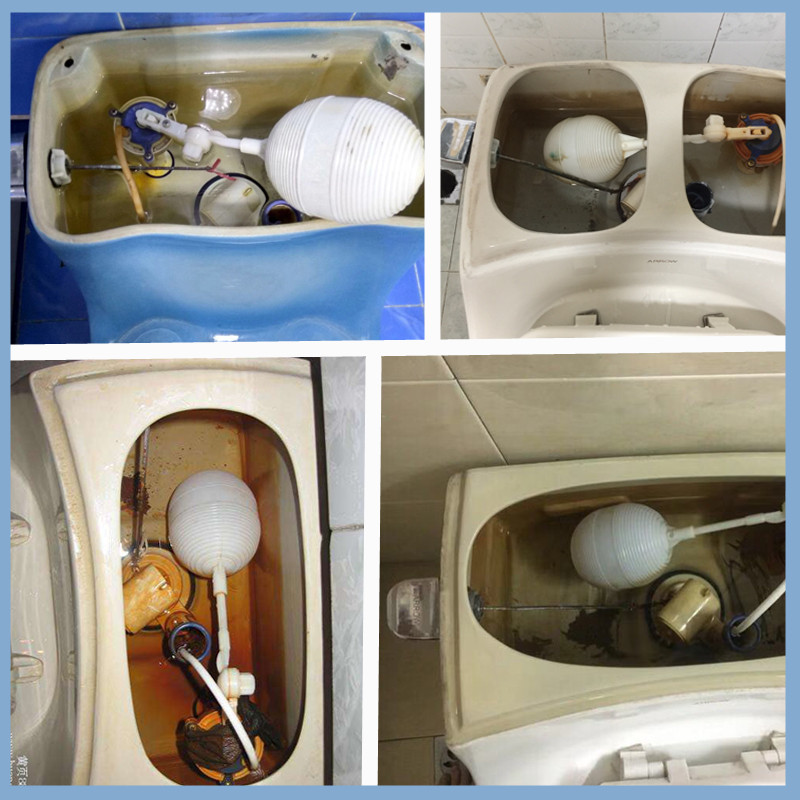 抽水马桶水箱配件老式浮球阀全套单按侧按钮冲水器坐便进水阀通用