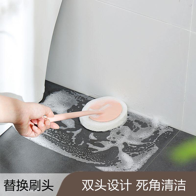 长柄海绵刷卫生间浴室地板清洁刷不伤釉层浴缸刷厨房灶台清洗海绵