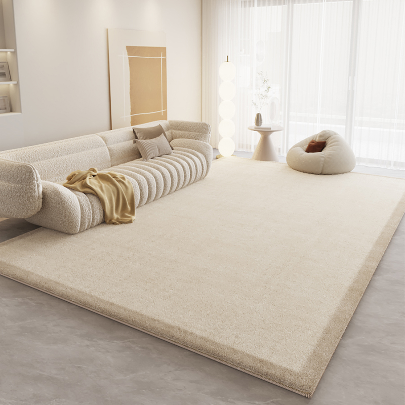 法式奶油风地毯客厅沙发茶几毯轻奢高级2024新款家用冬季毛毯地垫