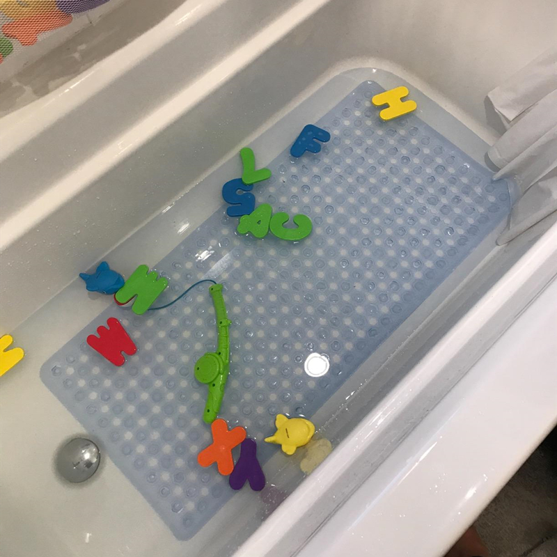 浴缸防滑垫PVC环保洗澡垫吸盘防摔儿童脚垫浴室淋浴地垫家用防霉