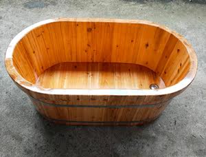 老人泡澡桶木桶浴桶大人洗澡坐浴盆儿童沐浴桶实木质浴缸家用木盆