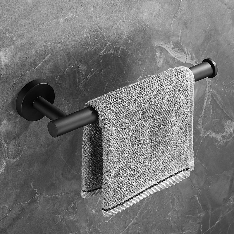 卫生间304不锈钢免打孔毛巾环 浴室小尺寸毛巾架擦手巾圈北欧简约
