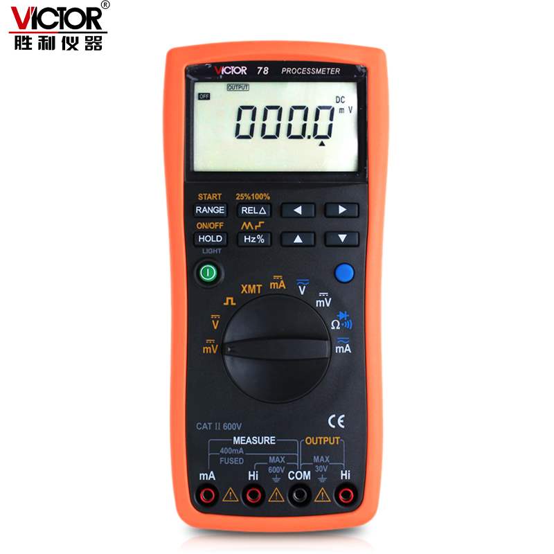 仪器 vc78过程信号源数字万用表 4-20ma信号输出 过程万用表