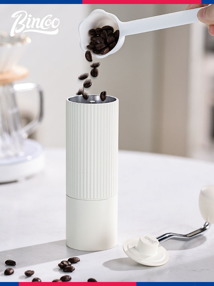 bincoo咖啡豆手摇磨豆机钢芯便携手磨咖啡机家用小型手动研磨器