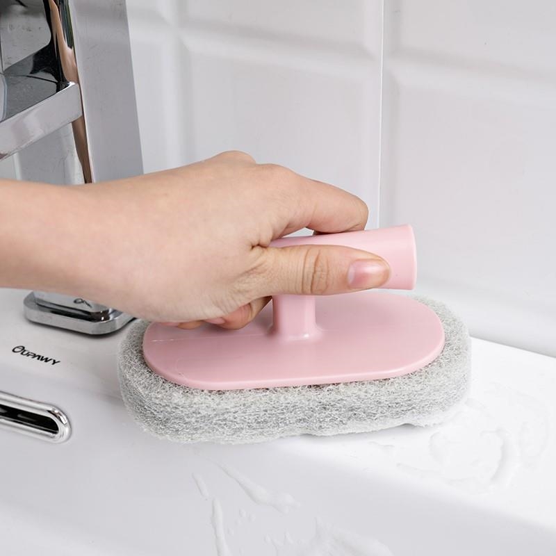 刷厨房用灶台去污神器洗刷刷水池锅浴缸清洁海绵擦刷子刷刷瓷砖刷