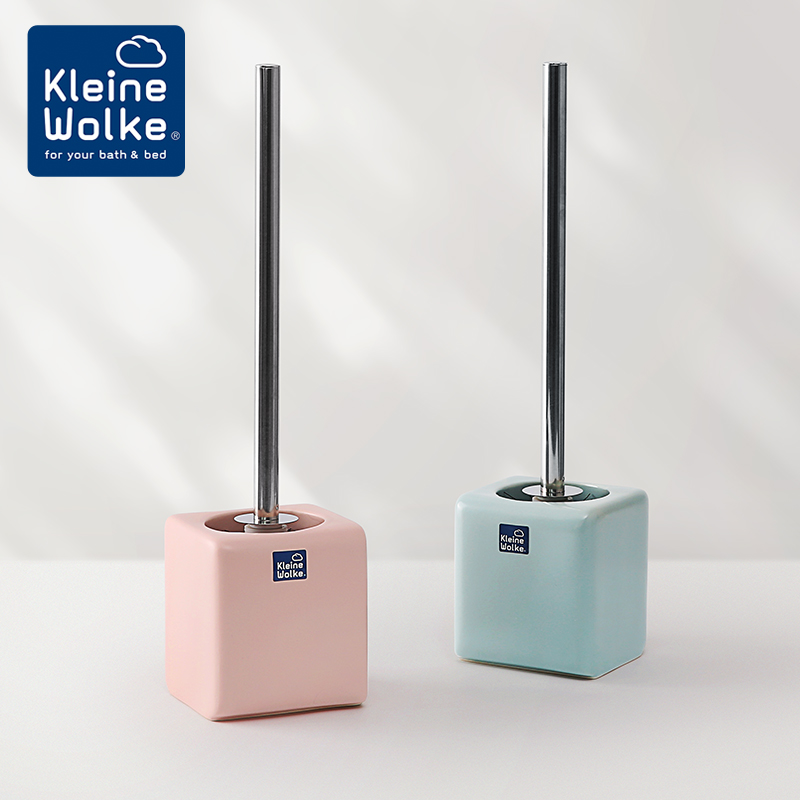 Kleine Wolke德国进口陶瓷卫生间马桶刷家用无死角洁厕所刷子套装