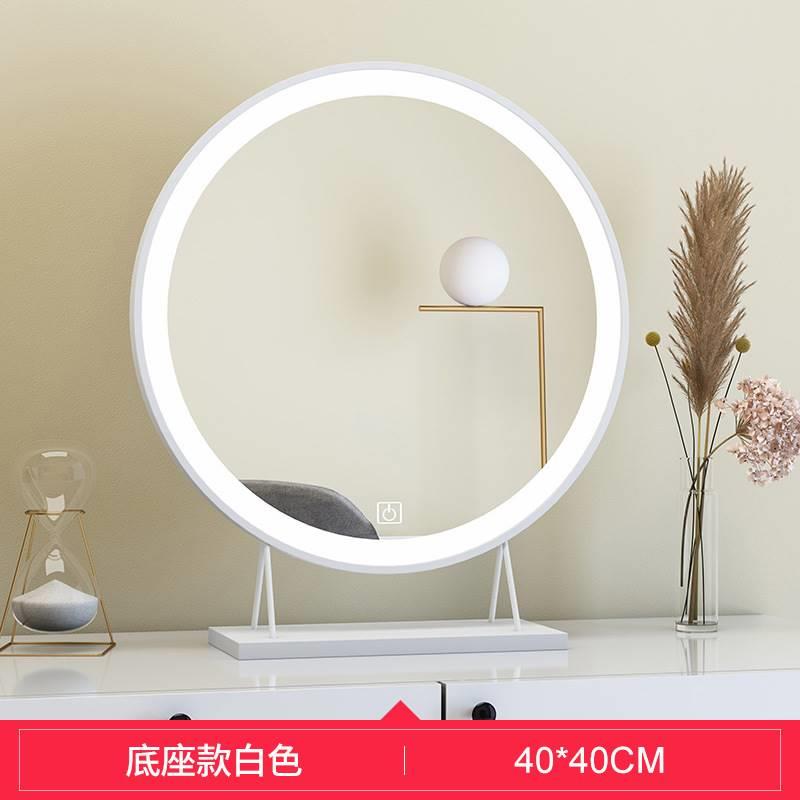 铝合金边框LED发光灯镜洗手盆壁挂圆镜卫浴智能镜卫生间浴室镜子
