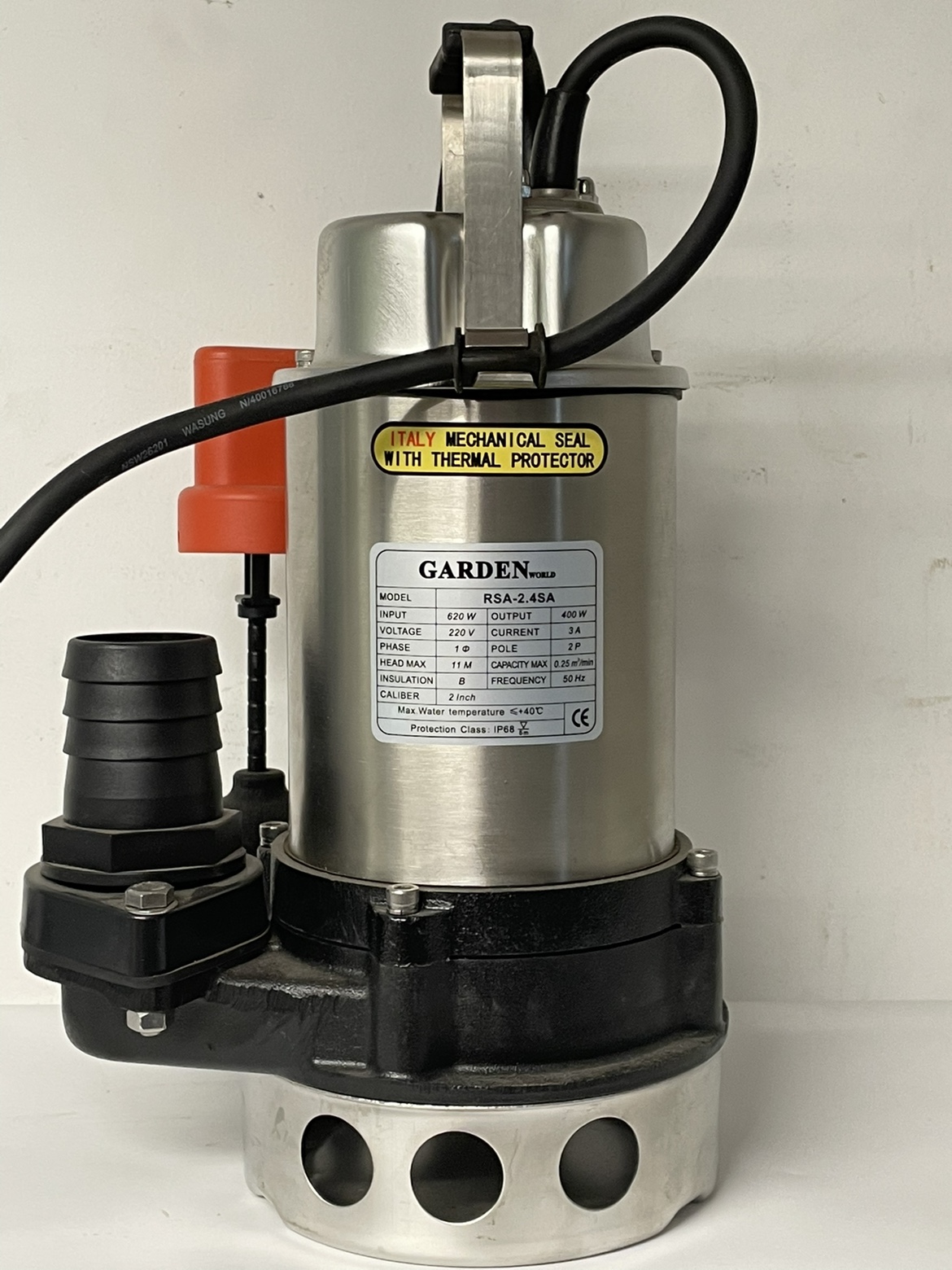 嘉顿污水电动提升泵RSA-2.4 厨房地下室别墅马桶排污全自动排水泵