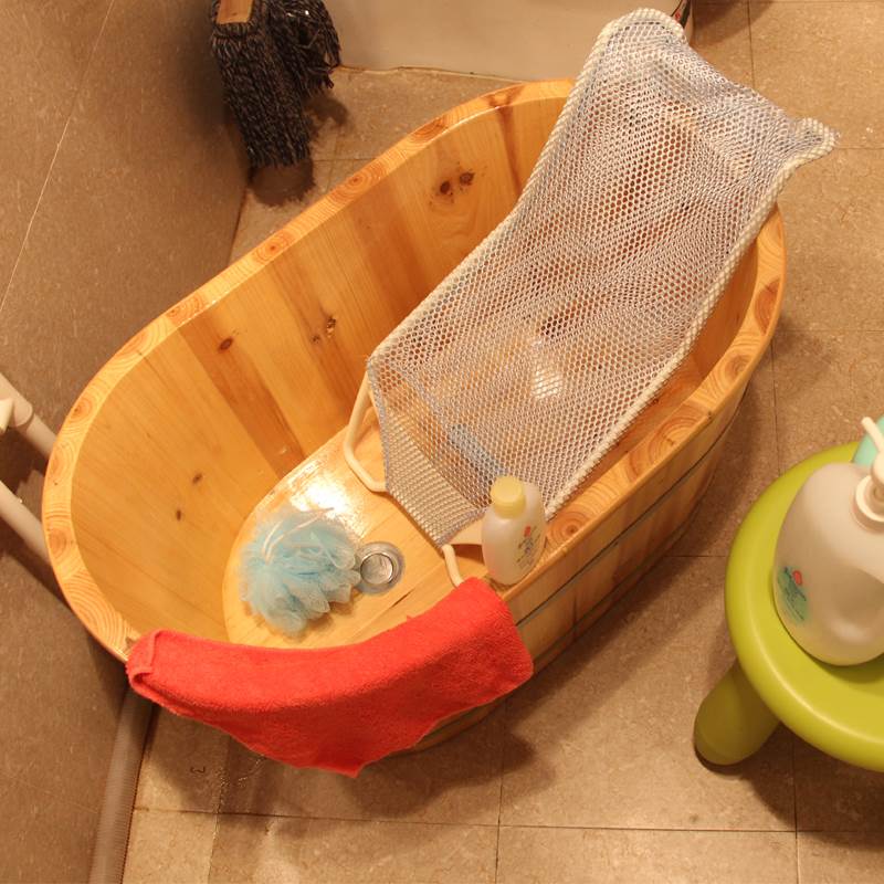 。木桶成人浴桶泡澡桶儿童洗澡桶实木浴盆家用浴缸木质可坐可躺木