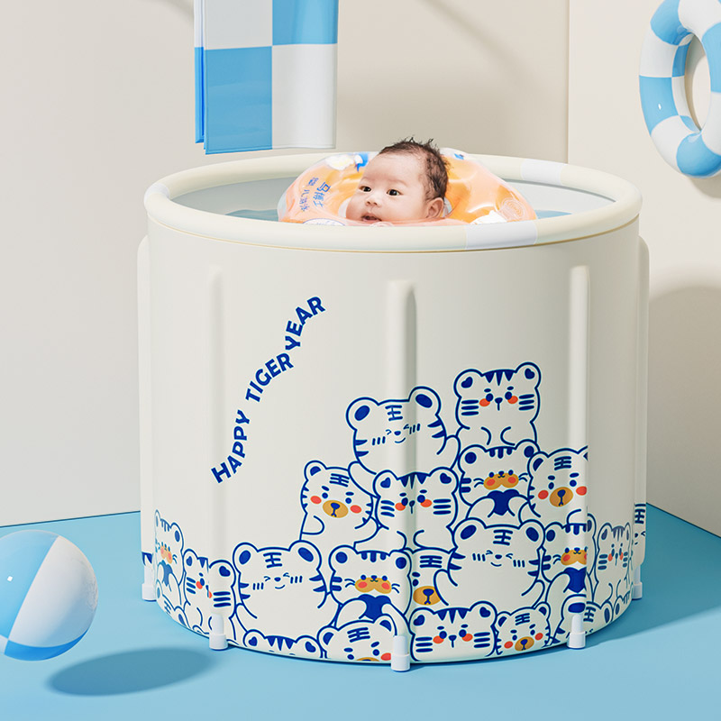 儿童洗澡桶浴盆浴缸婴儿游泳桶沐浴桶家用宝宝大人可折叠泡澡桶